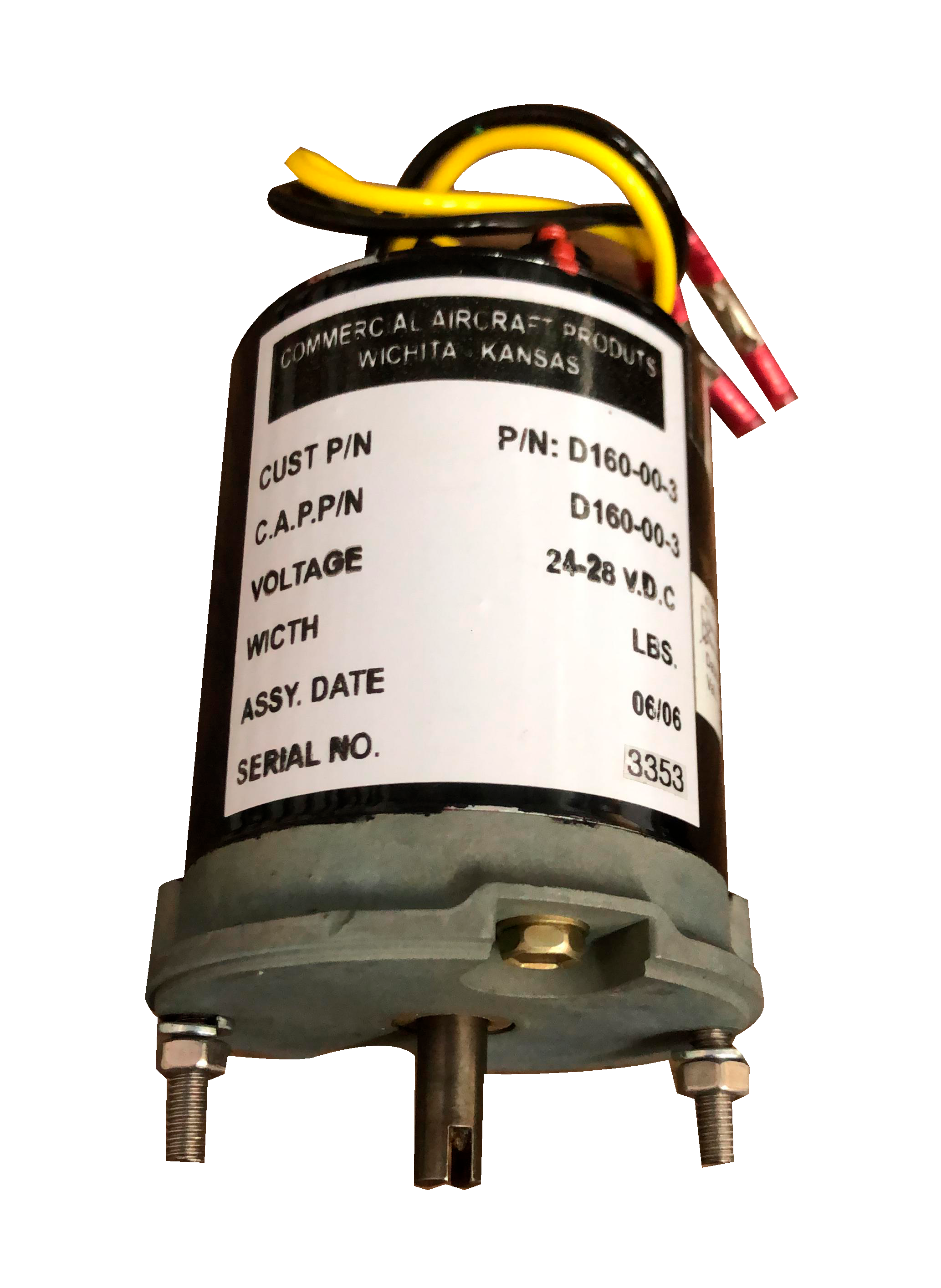 Motor de flap D160-00-3